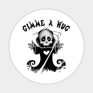 Funny Grim Reaper Magnet